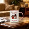 Ceramic Mug for Daughter Personalized Coffee Cup with Non-Slip Handle High-Temperature Fired Multi-Use Gift for Mother's Day Birthday Christmas