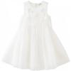 DAVE&BELLA Girls' Summer Sleeveless Mesh Dress