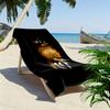 Realistic tiger eyes 2D Flat Print Beach Towel, Large Soft Quick Dry Towel for Beach Camping Swimming.MSTJ0918121