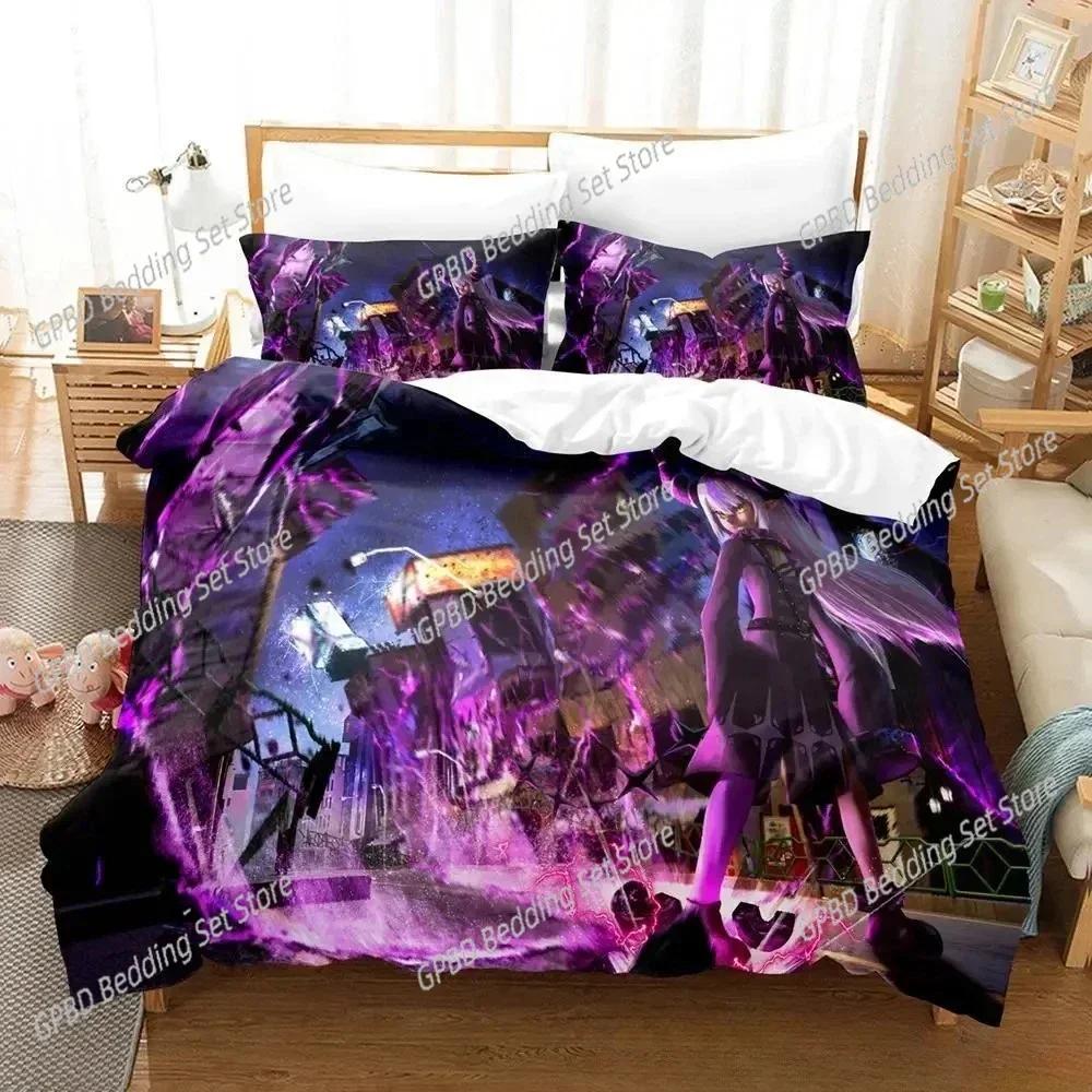 Anime Kawaii Girl La+Darknesss 3D NEW Duvet Cover Pillowcase Bedding Set Adult Boy Girl Bedroom Decoration Single Double Large