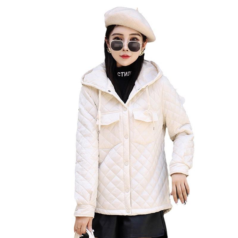 Down and cotton jacket women's short 2025 new Korean version loose winter light fashion bread jacket