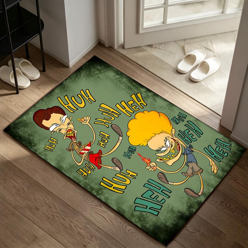 Beavis und Butt-Head Ein Teppich geeignet für Bürostuhlbereiche Wohnzimmer und Computertische perfekt für Heimbüros und ein ideales Weihnachtsgeschenk