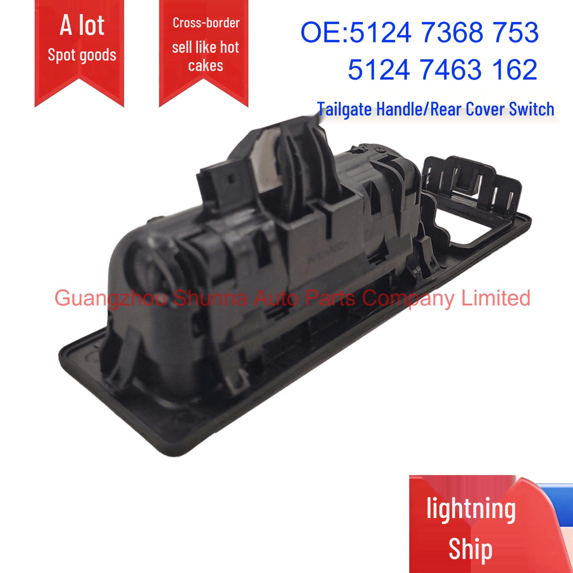 Trunk Lid Switch & Tailgate Handle for BMW 5 Series F18 - Model 5124 7368 753 GZSN