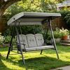 Copertura Telo per Dondolo Impermeabile Antivento Anti-UV Robusta Copertura Superiore per Dondolo da Giardino Cortile Sentiero Patio Balcone