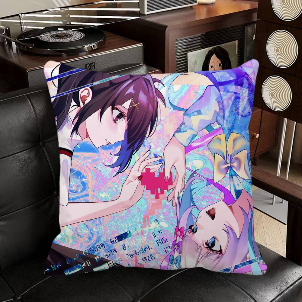 

Потребуюча Стрімерка Перевантаження Наволочка Квадратна Подушка Спальня Диван Відпочинок Комфортна Подушка Автомобіль Домашній Декор 16x16Inch