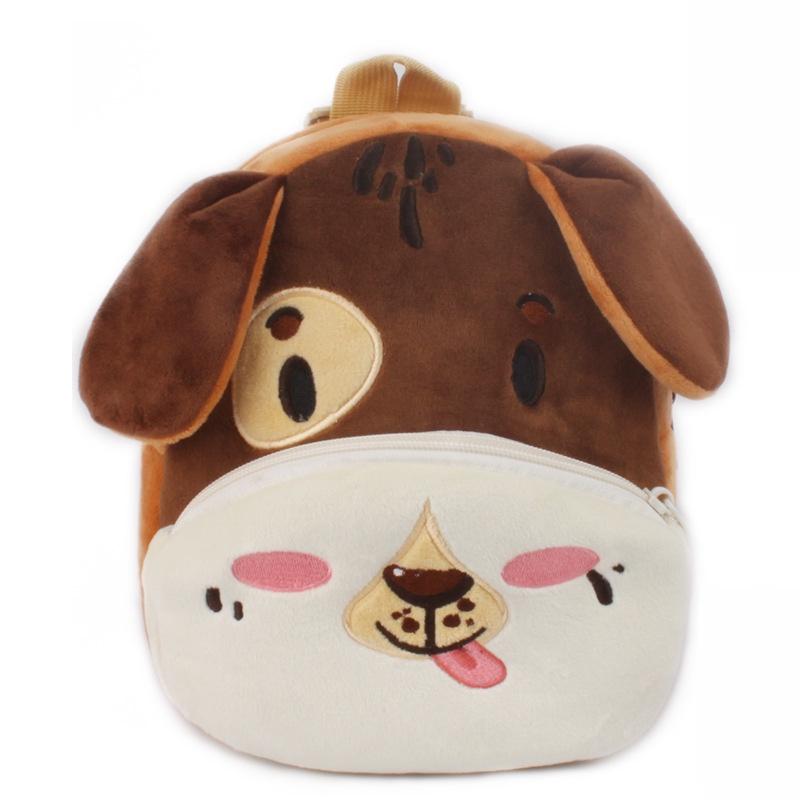 Cute Plush Toddler Kid Backpack With Cartoon Animal Pattern Comfortable For Boys And Girls!