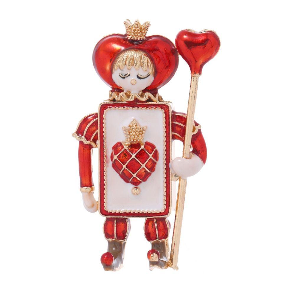 Cartoon Clown Brooches Classic Knight Corsage Jewelry Accessories Soldier Brooch  Man