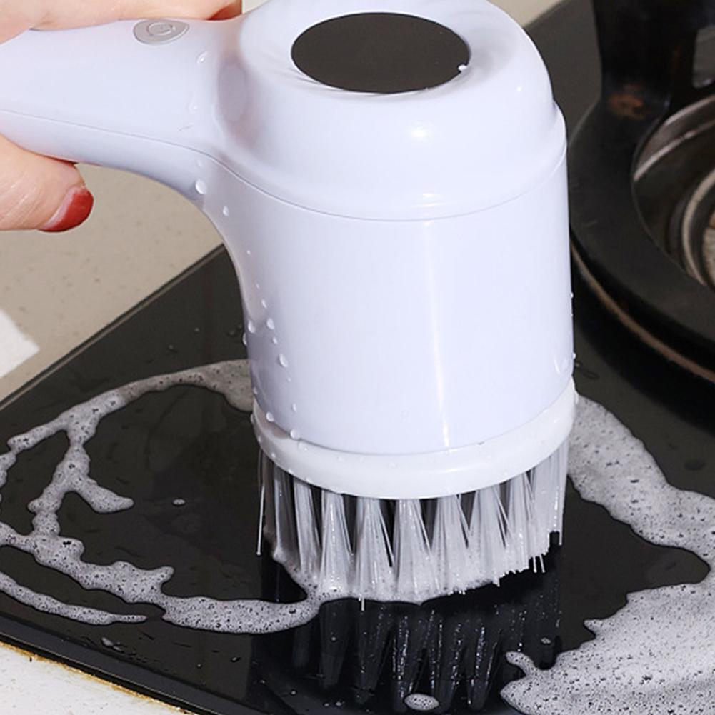 Electric Spin Scrubber Cordless Dish Scrubber Brush with 5 Brush Heads Bathroom Cleaning Brush for Kitchen Sink Bathroom