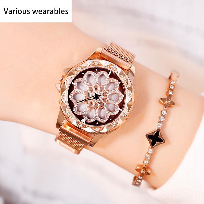 

Те же кварцевые часы для студенток, водонепроницаемые часы, простые, модные и стильные, корейский стиль, кварцевые часы с сетчатым ремешком