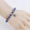 1PC Turkish Blue Eye Bracelet Fatima Palm Demon Eye Beaded Bracelet