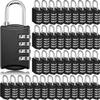 40 Pcs 4 Digit Combination Locks Combination Padlock Luggage Number Locks Outdoor Waterproof Resettable Padlock for Door Traveling School Gym Locker