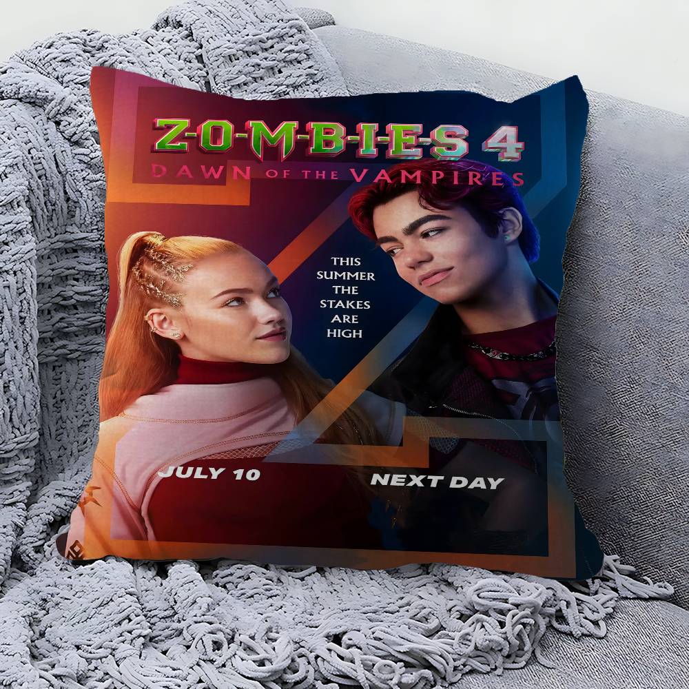 Zombies Dawn Of The Vampires Movie Pillowcase Toon Gift Cushion Cover Bedroom Home Sofa Chair Seat Decor Pillow Case