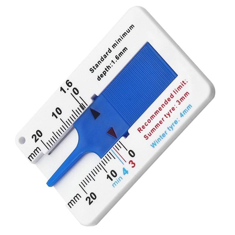 Tire Tread Depth Gauge Car Tire Tread Meter Measurer High Accuracy Tyre Monitoring System Measure Brake Auto Accessories