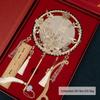 Chinese Style Bride Hand Fan - Elegant Wedding Gift for Best Friend, Suitable for Outdoors and Face Covering