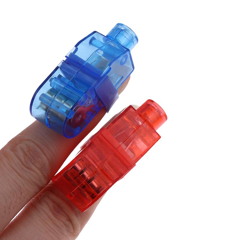 10Pcs Color Luminous Led Finger Lights Glow In The Dark Finger Flashlights Toys For Kids Birthday Rave Party Supplies