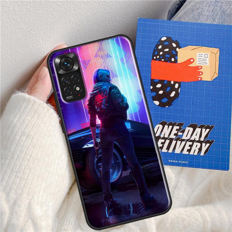 Cyberpunks Case For Xiaomi Redmi Note 11 Pro 8 9 10 Pro Note 10S 11S 9S K50 K40 9A 9C 10A 10C Cover