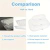 3pcs Transparent Zippered Storage Organizer Set Hard Plastic Bags Travel-Friendly Organizer for Cosmetics Crafts Office Supplies
