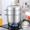 Hanle 32cm 3-Tier Stainless Steel Steamer Pot