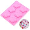 6 Cavity Silicone DIY Handmade Oval Mold for Soap Bar Making Crafts