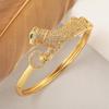 Retro Leopard Bracelet Versatile Women's Open Bracelet Jewelry
