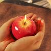 Apple Shaped Candle Aromatherapy Candles Gifts, Rosh Hashanah Red Apple Candles Table Decorations for Christmas Party Home Decor
