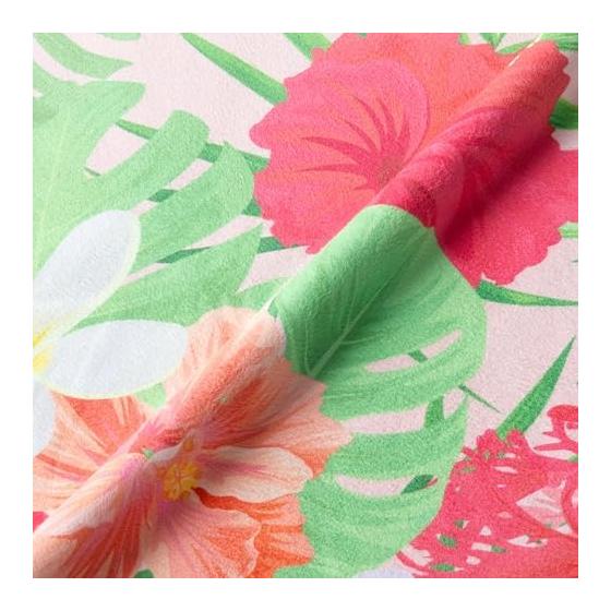 ASKA TOWEL Smooth and Dry Hawaiian Bath Towel Lei