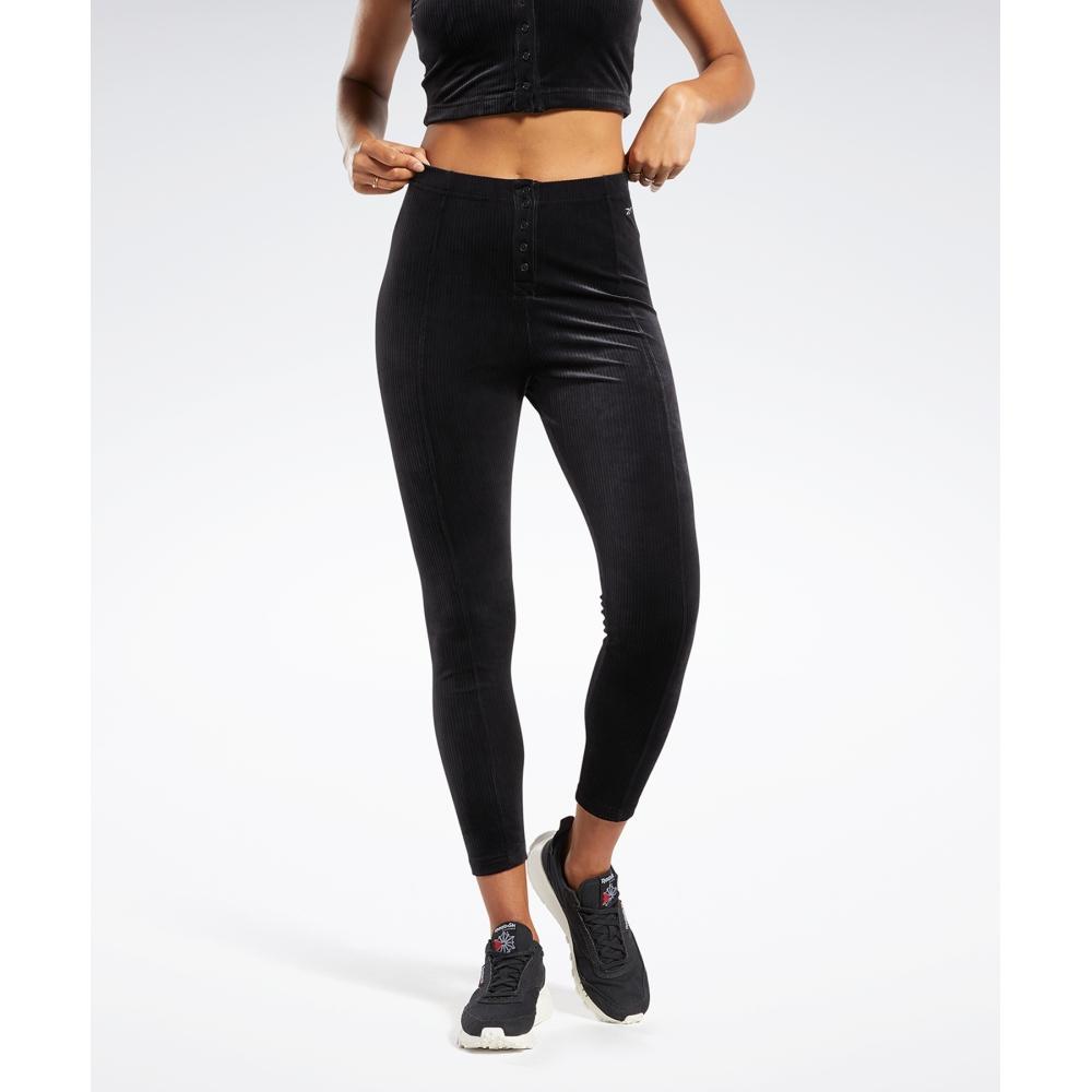 

ЛЕГИНСЫ REEBOK CL ЗИМНИЕ ВЕЛУРОВЫЕ ЧЕРНЫЕ HH7293