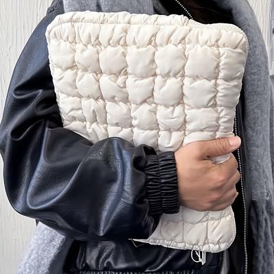 Günlük Yama İşi Tablet Kılıfı Hafif Fermuarlı El Çantası Çok Amaçlı Elde Taşınabilir Bilgisayar Kılıfı Dizüstü Bilgisayar Bölmeli Cihazlar Ofis Kolej için