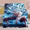 One Piece Anime Flannel Blanket - Soft Warm Perfect for Sofa, Bedding Camping Travel Office Home Decor 