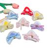 Cute Baby Cat Ear Bow Hair Clips - Winter New Plush 3D Hair Accessories for Kids, Soft & Gentle on Hair, Adorable Bangs Clips