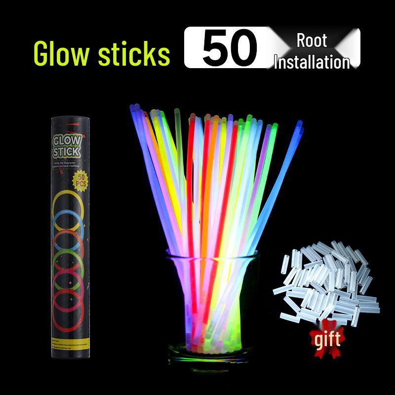 Douyin Trending Fluorescent Stick Bracelets: 100 Luminous Concert Bracelets