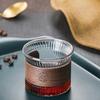 1pc Glass Coffee Mug Japanese Style Walnut Cup SleeveTransparent Kawaii Cup Coffeeware Beautiful Tea Mugs Beer Mug Cute Mug