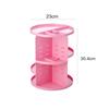 Rotierender Make-up-Regal-Organizer, modischer 360-Grad-Kosmetik-Aufbewahrungsbox, Bürstenhalter, Schmucketui, abnehmbar