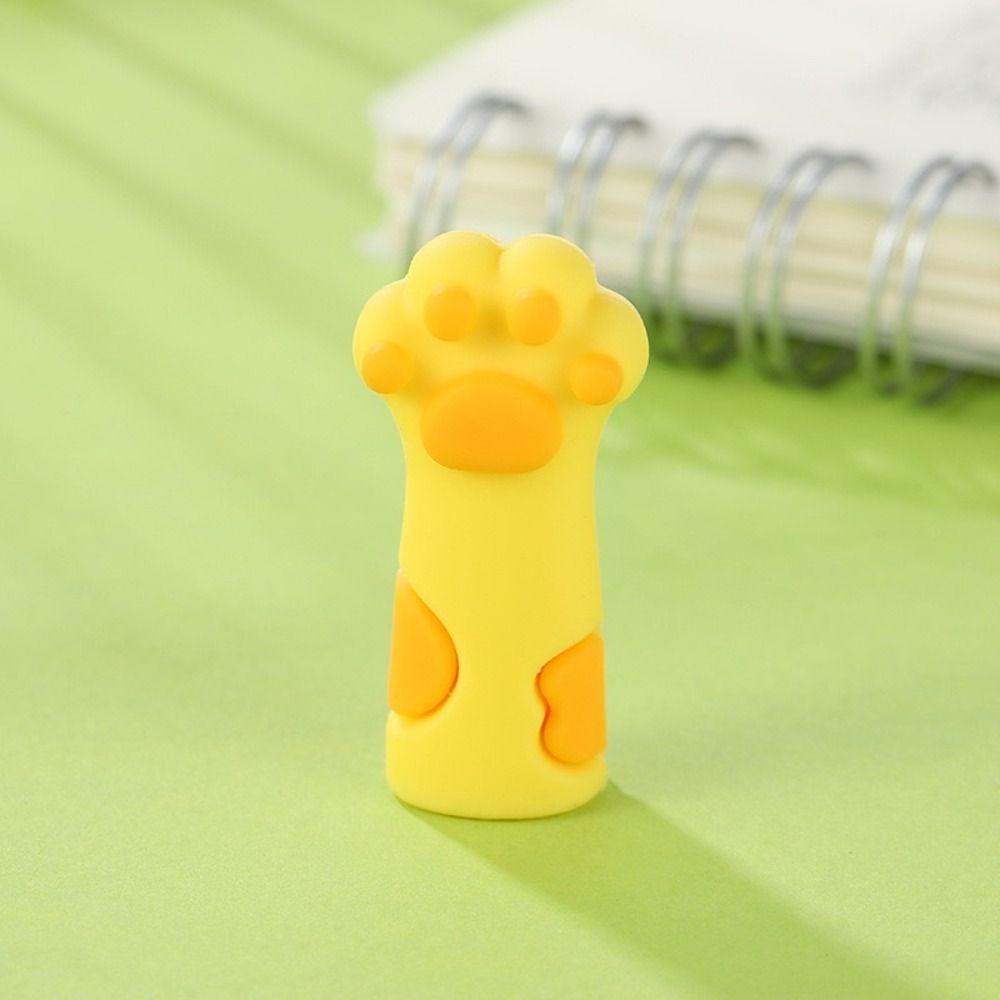 Student Supplies Cat Claw Pencil Cap Silica Gel Pencil Extender New Pen Cap