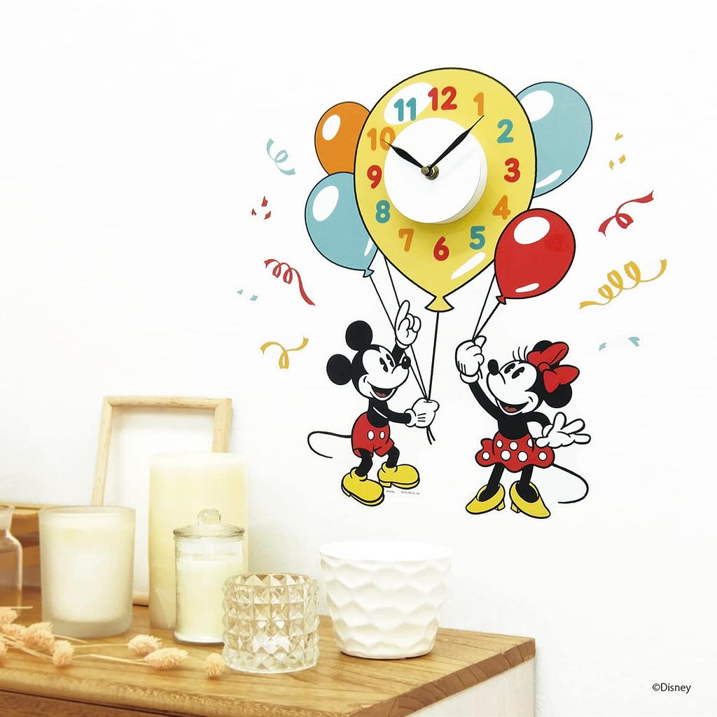 Toyo Case Wall Clock Sticker 01 Mickey Minnie &