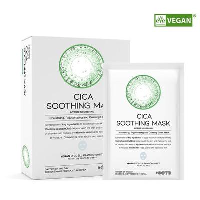 OOTD Beauty Cica Lugnande Revitaliserande Mask 10 Ark