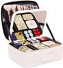 Makeup Makeup Box with Cosmetic Skincare Vanity Large Makeup Brush Adjustable for with Adjustable LED Pouch, Mirror, Storage, Storage, Pouch,