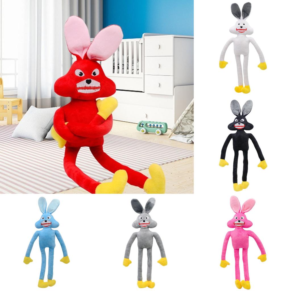Poppy Playtime Bunny Plush Toy Soft Cushion Pillow Plushie Room Decor Kids Gifts