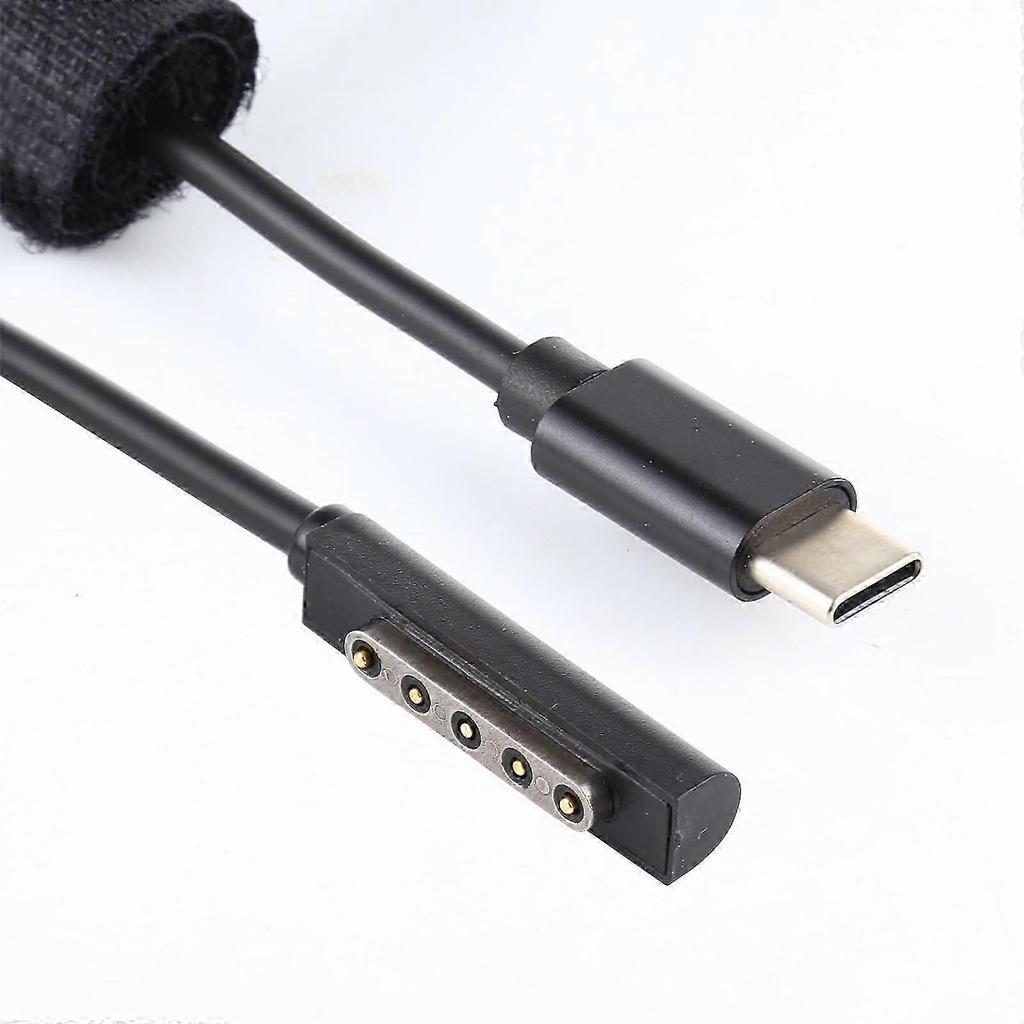 USB-C / Typ-C Netzteil PD 65W Schnellladekabel für Microsoft Surface Pro 2, Kabellänge: 1,5 m
