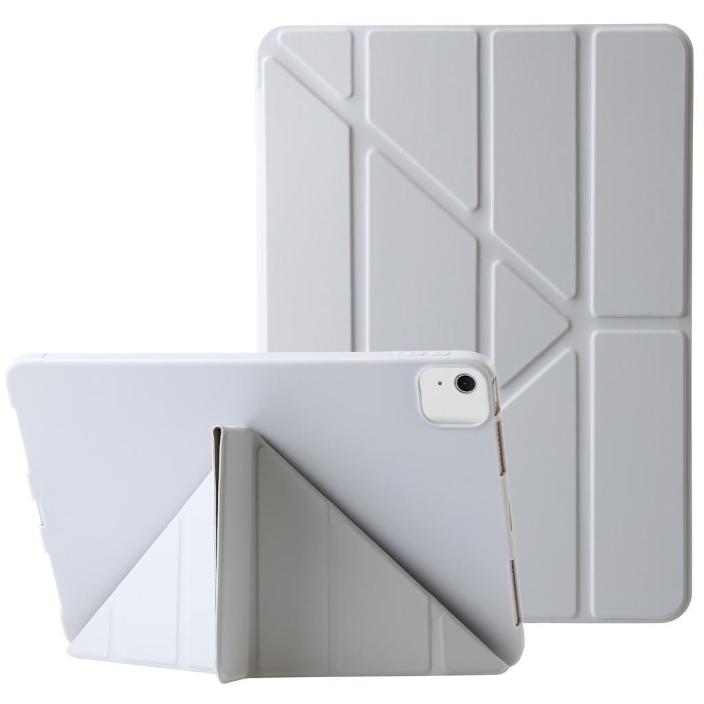 Für iPad Air 13 (2025)/(2024) Hülle Origami Ständer PU-Leder+Silikon Tablet-Hülle mit Auto Sleep/Wake