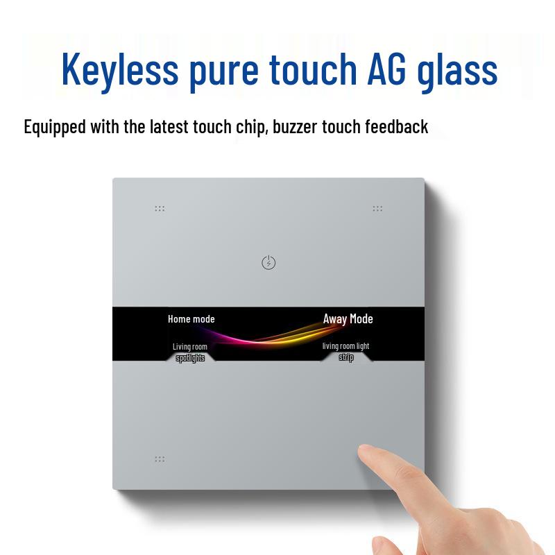ZXWL Smart Touch Switch with AG Glass, Mesh2.0 Bluetooth, Mijia APP Connectivity