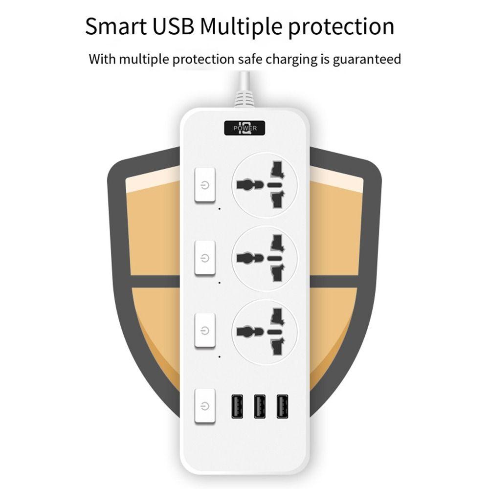 2500W Electric Plug Socket US UK EU Plug Power Extension Board  Essentials