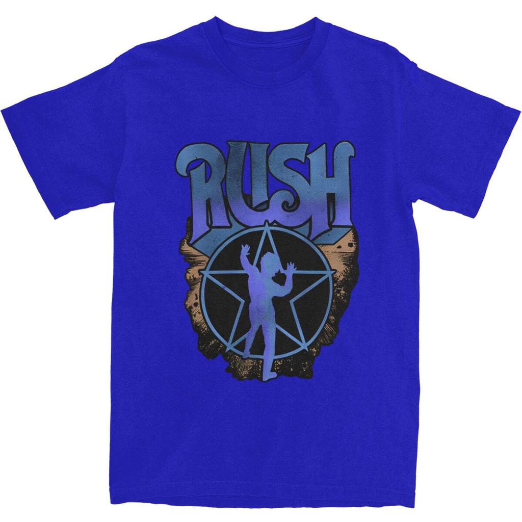 Herren T-Shirt Bestes Cover Rush Band Musik T-Shirts Mode Sommer T-Shirts Tolles Design Reine Baumwolle Oberteile Übergröße