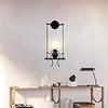 Swing Wall Light Creative Human-shaped Wall Lamp E27 AC powered for Bedroom Bedside Corridor Living Room Dining Room Entrance