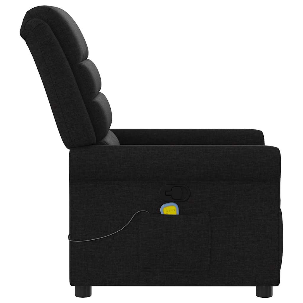 Massage Chair Black Fabric