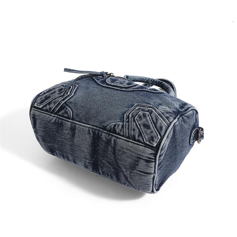 Vintage Large Capacity Crossbody Bag Women's Handbag Denim Bag