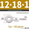 Extra Large Galvanized Metal Flat Washer - Thickened Round Screw Washer M6-M16