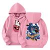 Child Fashion Lightweight Long Sleeve Pullover With Pockets  Print Hoodie