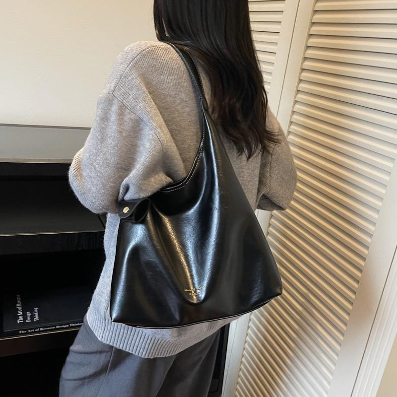 Autumn women's bag retro tote bag lazy style shoulder bag new commuter fashion niche armpit bag