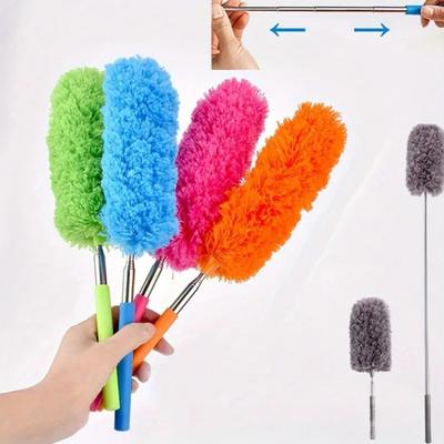 Ρυθμιζόμενο Τηλεσκοπικό Microfiber Σκουπάκι με Φτερά Σκόνης Οικιακή Βούρτσα Καθαρισμού Σκόνης Αυτοκινήτου Γραφείου Εργαλεία Κουζίνας